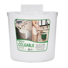 Cargar imagen en el visor de la galería, CESTO COLGABLE 6.5 LT BLANCO