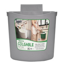 Cargar imagen en el visor de la galería, CESTO COLGABLE 6.5 LT GRIS