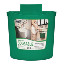 Cargar imagen en el visor de la galería, CESTO COLGABLE 6.5 LT VERDE