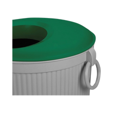 Cargar imagen en el visor de la galería, CESTO GDE T/CIRCULAR BLANCO/VERDE