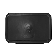 Cargar imagen en el visor de la galería, CESTO JUMBO NEGRO C/TAPA BALANCIN AMARILLO