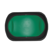 Cargar imagen en el visor de la galería, CESTO JUMBO NEGRO C/TAPA BALANCIN VERDE