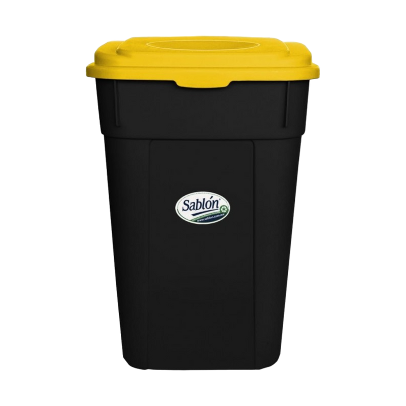 CESTO SABLON NG 145 LT C/TAPA AMARILLA.