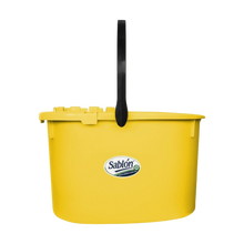 Cargar imagen en el visor de la galería, CUBETA C/EXPRIMIDOR 17 LT AMARILLO