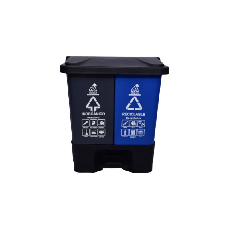 BOTE PEDAL DOBLE 20 LT ORG-INORG