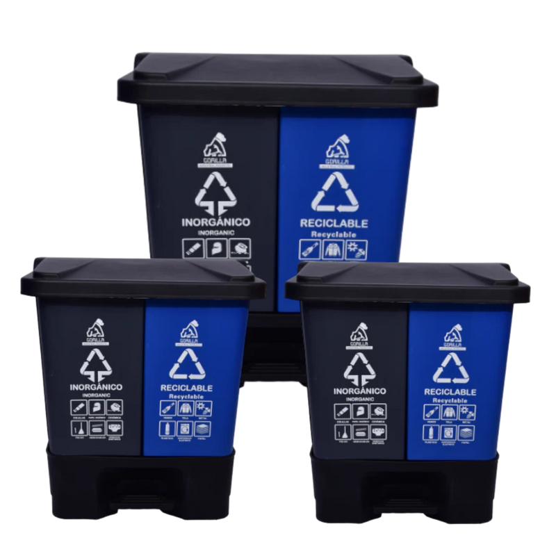 BOTE PEDAL DOBLE 20 LT ORG-INORG