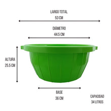 Cargar imagen en el visor de la galería, PALANGANA No. 3 ROMANA 34 LTS