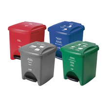 Cargar imagen en el visor de la galería, PAPELERA PEDAL 20 L AZUL