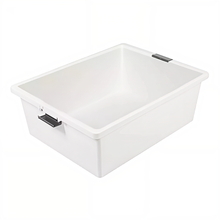 Cargar imagen en el visor de la galería, RECIPIENTE C/BROCHES 37 LT BLANCO