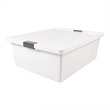 Cargar imagen en el visor de la galería, RECIPIENTE C/BROCHES 37 LT BLANCO