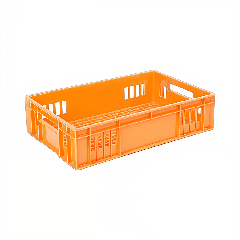 CAJA RECT CALADA GDE NARANJA