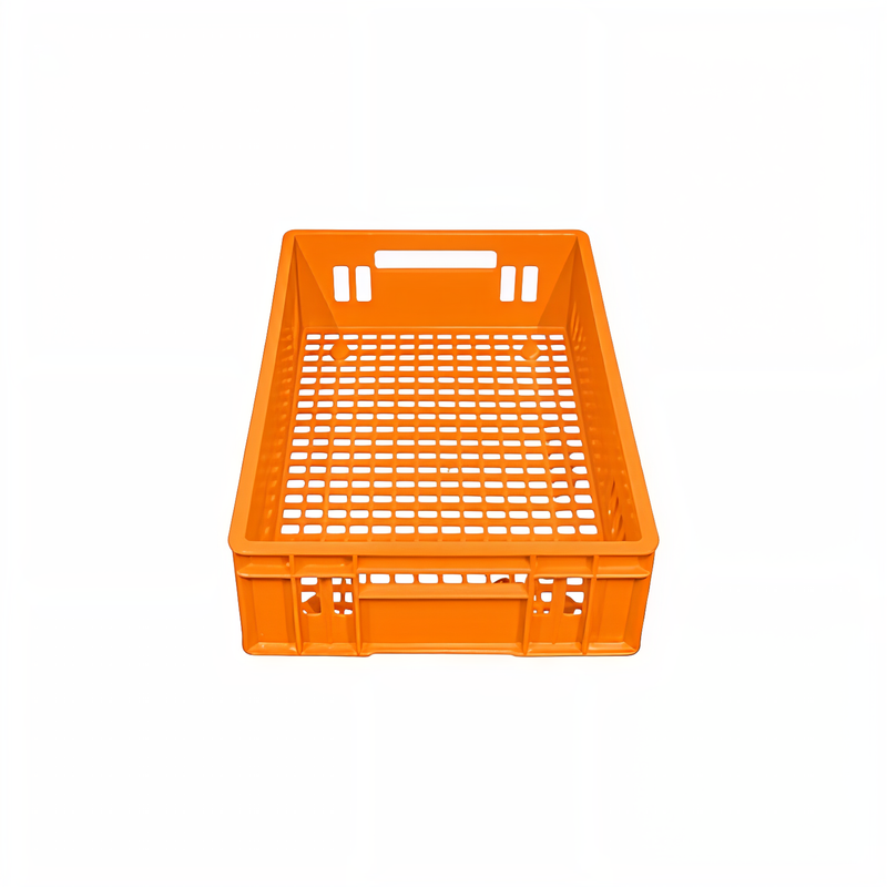 CAJA RECT CALADA GDE NARANJA