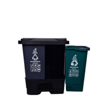 Cargar imagen en el visor de la galería, BOTE PEDAL DOBLE 60 LT ORG-INORG