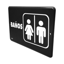 Cargar imagen en el visor de la galería, SEÑAL BAÑOS 23x15 CM