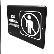 Cargar imagen en el visor de la galería, SEÑAL PERSONAL AUTORIZADO 23x15 CM