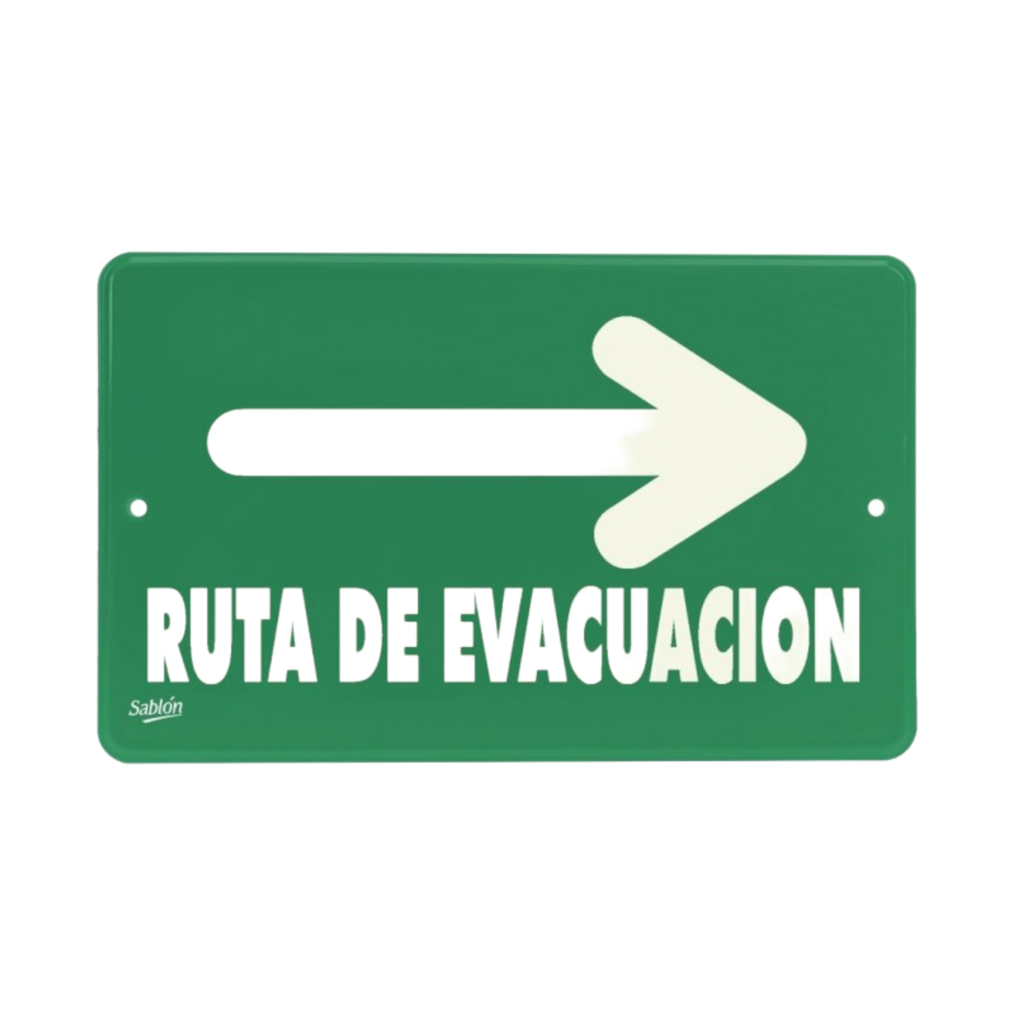 SEÑAL RUTA DE EVACUACION DERECHA – Aliton Box Storage