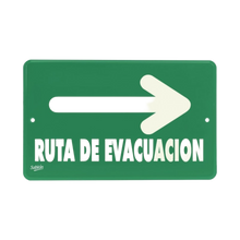 Cargar imagen en el visor de la galería, SEÑAL RUTA DE EVACUACION DERECHA