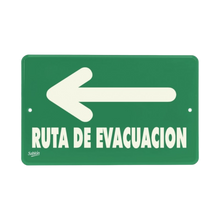 Cargar imagen en el visor de la galería, SEÑAL RUTA DE EVACUACION IZQUIERDA