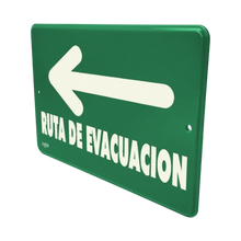 Cargar imagen en el visor de la galería, SEÑAL RUTA DE EVACUACION IZQUIERDA