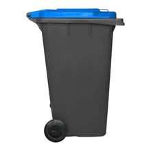 Cargar imagen en el visor de la galería, CESTO 240 LTS GRIS TAPA AZUL