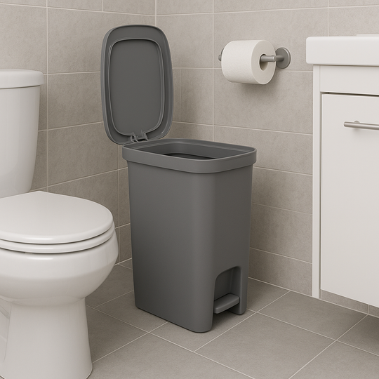 BASURERO COMPACT 10 LT GRIS