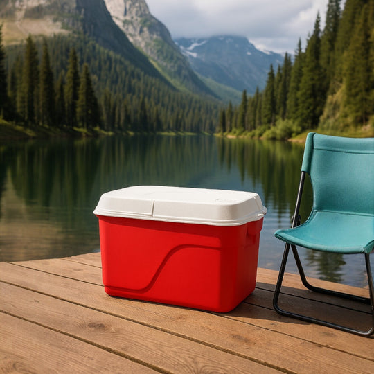 HIELERA FAMILIAR 42 L ROJO MR