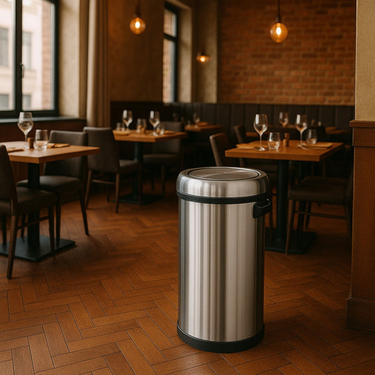 BOTE CILINDRICO AC INOX 65L T/BALANCIN