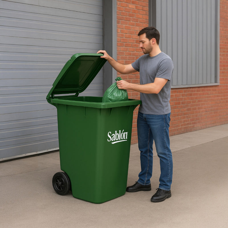 CONTENEDOR 360 LT VERDE