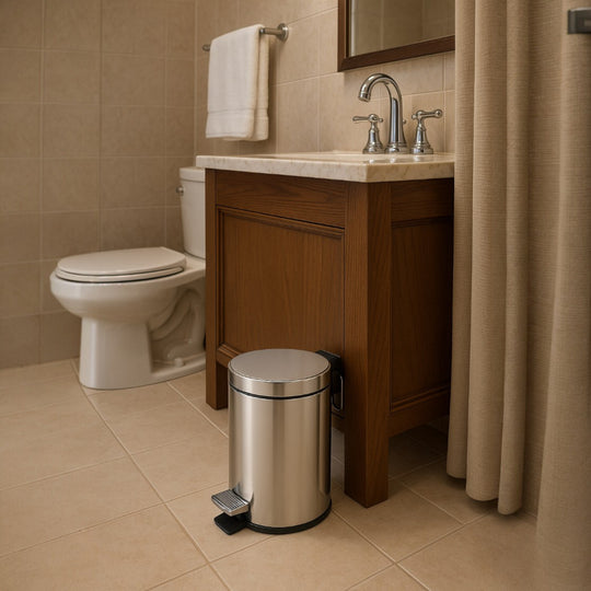 BASURERO AC/INOX 12 LT C/PEDAL