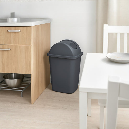 BOTE 35 LT TAPA MEDIA LUNA GRIS