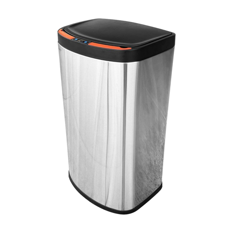 CESTO METALICO 55 LT C/SENSOR GRIS METÁLICO