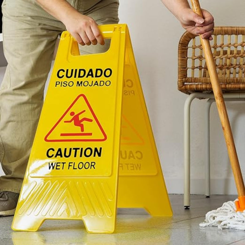 SEÑALAMIENTO PLEGABLE PISO MOJADO