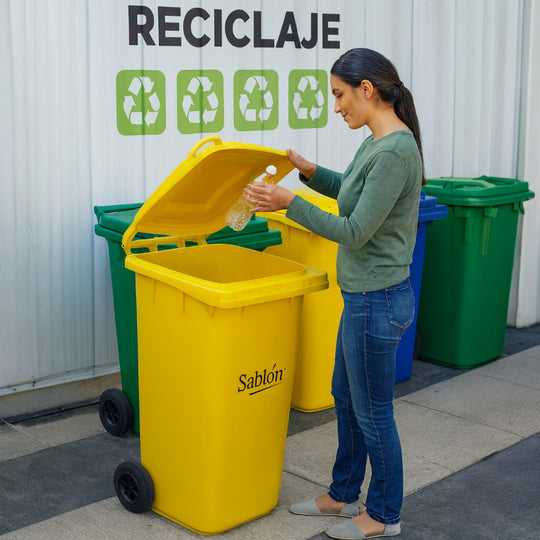 CESTO 240L AMARILLO S/PEDAL