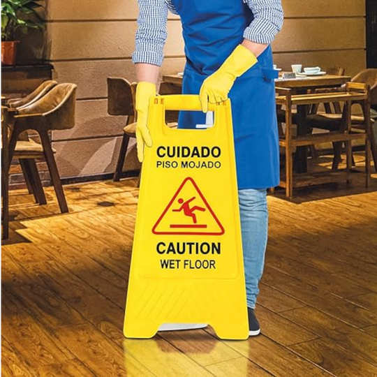 SEÑALAMIENTO PLEGABLE PISO MOJADO