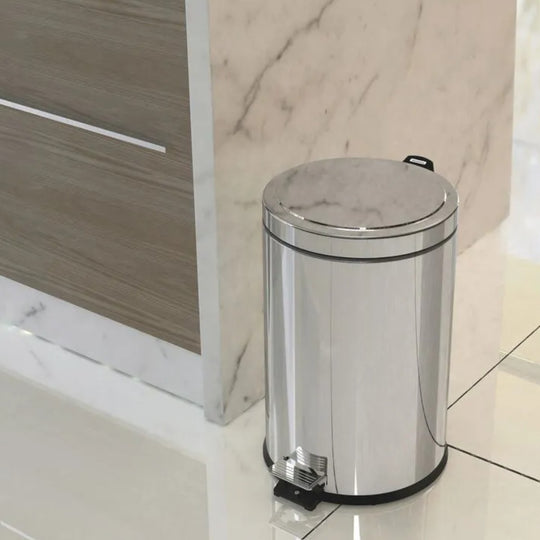 BASURERO AC/INOX 20 LTS C/PEDAL