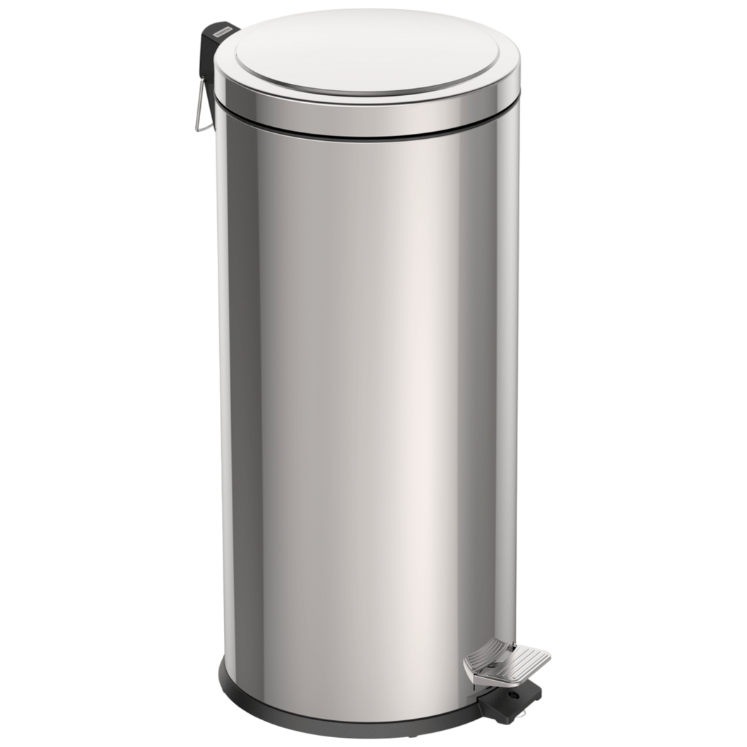 BASURERO AC/INOX 30 LT C/PEDAL
