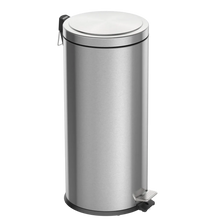 Cargar imagen en el visor de la galería, BASURERO INOX PEDAL 30 LTS BRASIL PLUS
