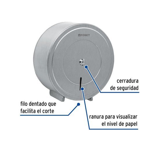 PORTAROLLO DE AC/INOX FOSET
