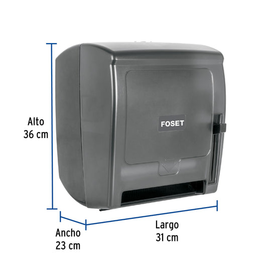 DISPENSADOR DE ABS P/ROLLO DE PAPEL HUMO