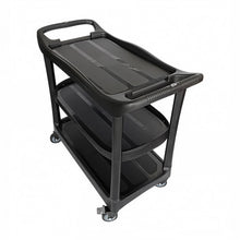Cargar imagen en el visor de la galería, CARRITO DE SERVICIO 3 NIVELES C/ FRENO
