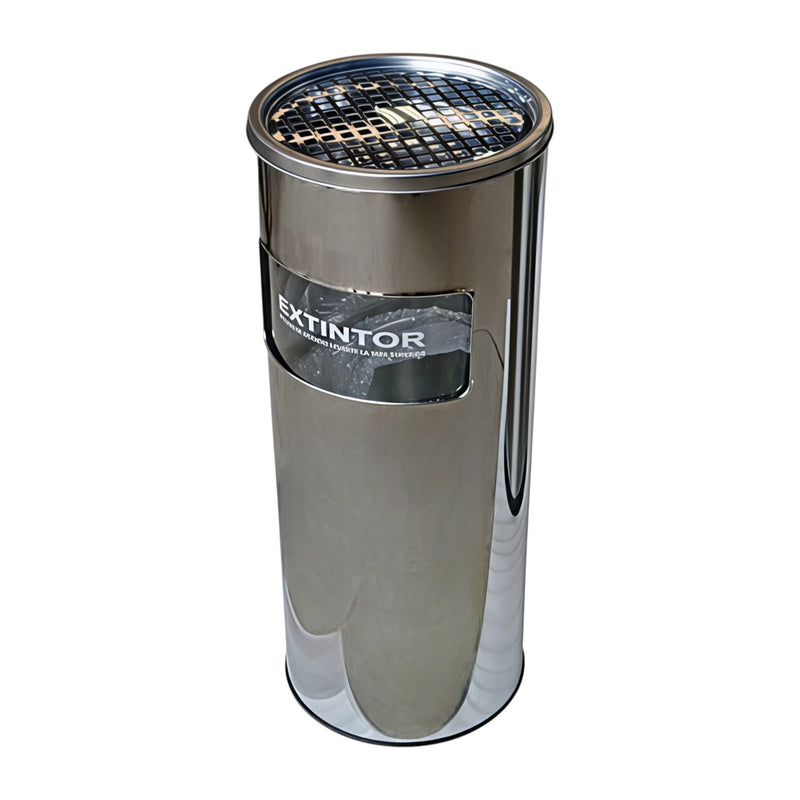 BOTE DE ACERO INOX PORTA EXTINTOR