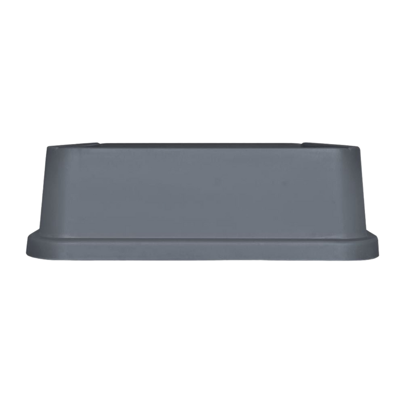 TAPA CESTO 90 LITROS ABATIBLE DOBLE GRIS