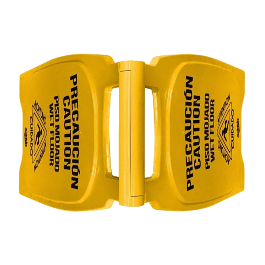 CABALLETE PLASTICO PISO MOJADO AMARILLO