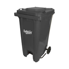 Cargar imagen en el visor de la galería, CESTO 240L GRIS C/PEDAL

