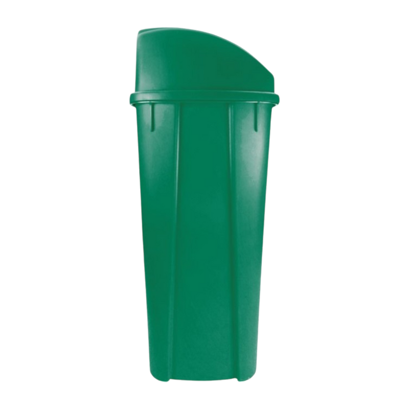 CESTO 42 LT C/TAPA BALANCIN VERDE