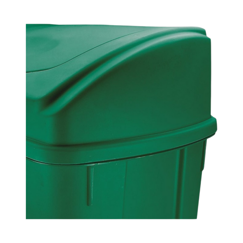 CESTO 42 LT C/TAPA BALANCIN VERDE