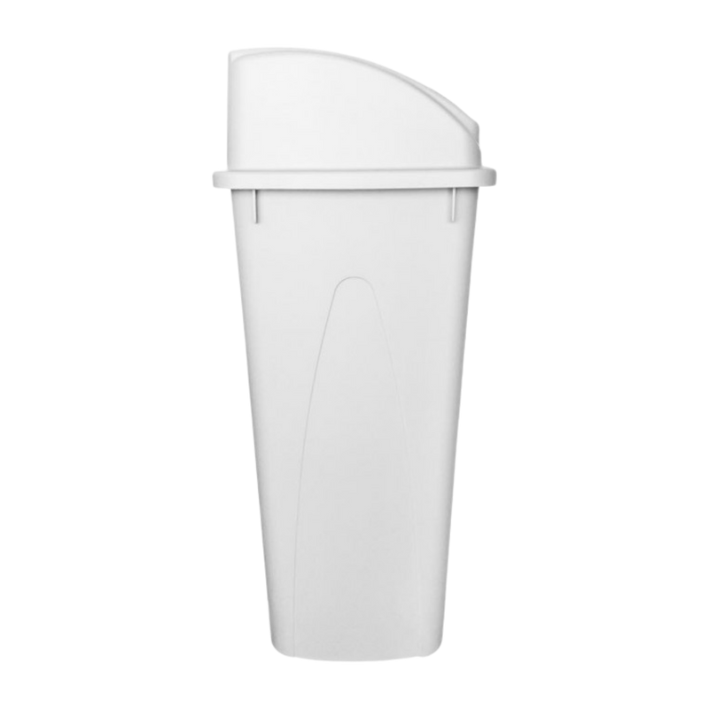 CESTO 80 LT BLANCO C/TAPA BALANCIN GR