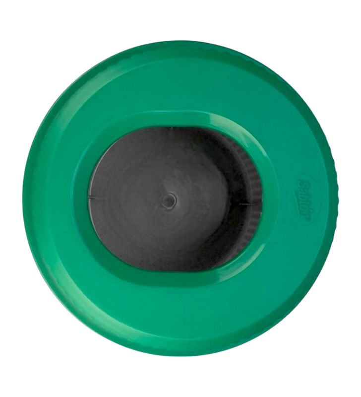 CESTO CHICO T/ OVAL GRIS/VERDE