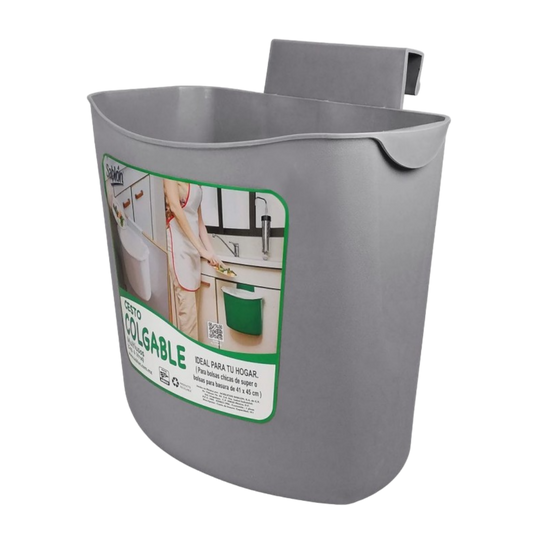 CESTO COLGABLE 6.5 LT GRIS