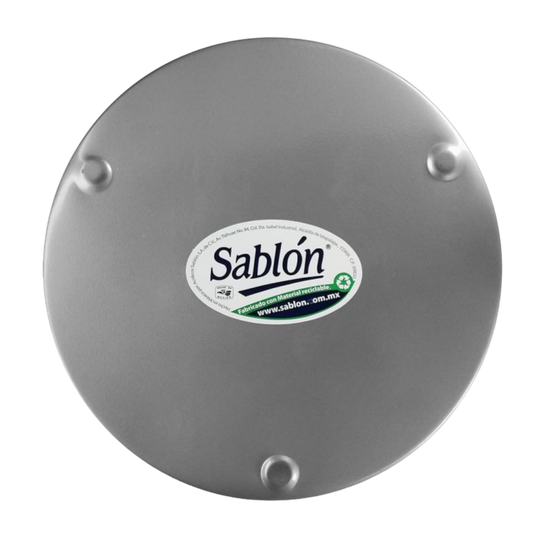 CESTO DE MALLA REDONDO GRIS